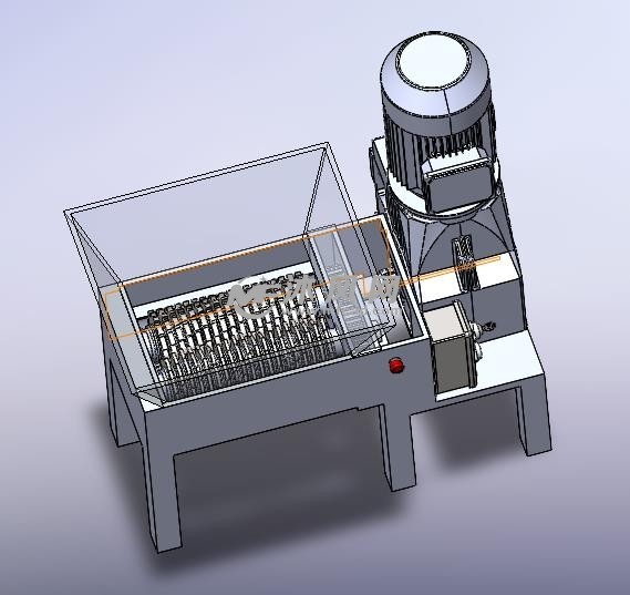 塑料破碎机SW图纸 工程机械与建筑机械设计资源