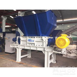 双轴撕碎机 DL系列大型双轴破碎机在塑料回收中的关键作用